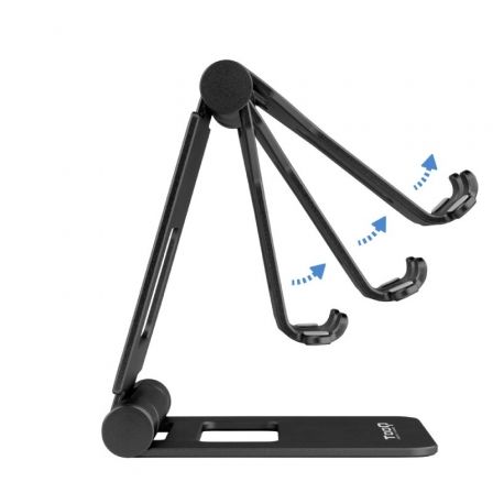 Soporte para Smartphone/Tablet TooQ PH-KEOPS-NOCHE/ Negro Soporte para Smartphone/Tablet TooQ PH-KEOPS-NOCHE/ Negro