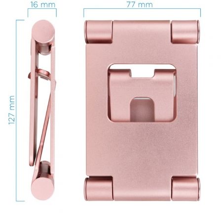Soporte para Smartphone/Tablet TooQ PH-KEOPS-OCASO/ Rosa Soporte para Smartphone/Tablet TooQ PH-KEOPS-OCASO/ Rosa