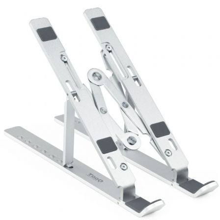 Soporte TooQ TQLRS0033-AL para Portátiles hasta 15'/ Plata Soporte TooQ TQLRS0033-AL para Portátiles hasta 15'/ Plata