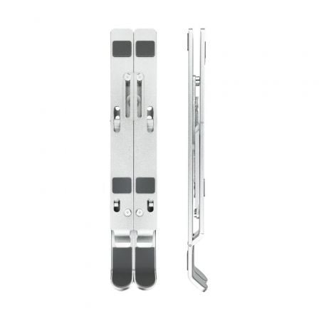 Soporte TooQ TQLRS0033-AL para Portátiles hasta 15'/ Plata Soporte TooQ TQLRS0033-AL para Portátiles hasta 15'/ Plata