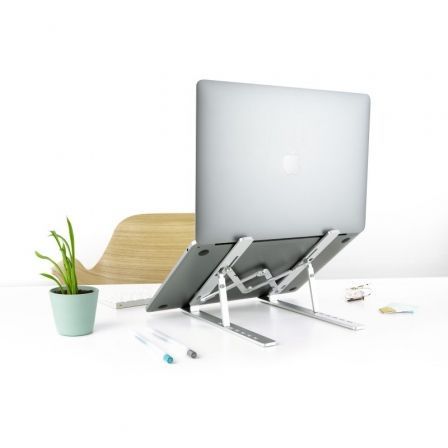 Soporte TooQ TQLRS0033-AL para Portátiles hasta 15'/ Plata Soporte TooQ TQLRS0033-AL para Portátiles hasta 15'/ Plata