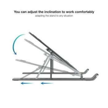 Soporte TooQ TQLRS0033-AL-G para Portátiles hasta 15' Soporte TooQ TQLRS0033-AL-G para Portátiles hasta 15'