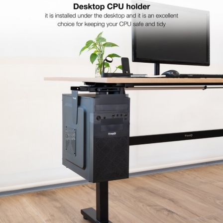 Soporte Bajo Mesa/de Pared TooQ TQMUD01 para PC/ hasta 10kg Soporte Bajo Mesa/de Pared TooQ TQMUD01 para PC/ hasta 10kg
