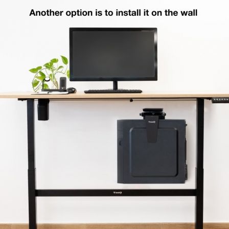 Soporte Bajo Mesa/de Pared TooQ TQMUD01 para PC/ hasta 10kg Soporte Bajo Mesa/de Pared TooQ TQMUD01 para PC/ hasta 10kg