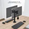 Soporte para 2 Monitores TooQ DB1132TN-B/ hasta 8kg Soporte para 2 Monitores TooQ DB1132TN-B/ hasta 8kg