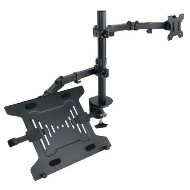 Soporte de Mesa Orientable/ Inclinable Tooq DB1200TN-B para TV y Portátil de 13-32' Soporte de Mesa Orientable/ Inclinable Tooq DB1200TN-B para TV y Portátil de 13-32'