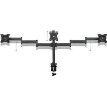 Soporte para 3 Monitores TooQ DB1327TN-B/ hasta 8kg Soporte para 3 Monitores TooQ DB1327TN-B/ hasta 8kg