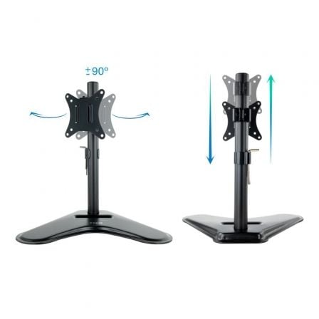 Soporte de Mesa Orientable/ Inclinable Tooq DB1701TN-B para TV y Portátil de 17-32' Soporte de Mesa Orientable/ Inclinable Tooq DB1701TN-B para TV y Portátil de 17-32'