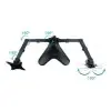 Soporte para 2 Monitores TooQ DB1702TN-B/ hasta 9kg Soporte para 2 Monitores TooQ DB1702TN-B/ hasta 9kg
