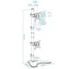 Soporte para 2 Monitores TooQ DB1703TNV-B/ hasta 9kg Soporte para 2 Monitores TooQ DB1703TNV-B/ hasta 9kg