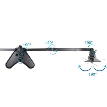 Soporte para 3 Monitores TooQ DB1704TN-B/ hasta 7kg Soporte para 3 Monitores TooQ DB1704TN-B/ hasta 7kg