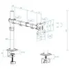 Soporte para Monitor TooQ DB1801TN-B/ hasta 8kg Soporte para Monitor TooQ DB1801TN-B/ hasta 8kg
