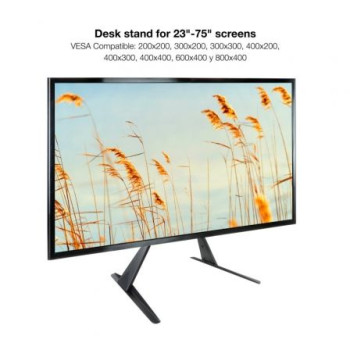 Soporte de Mesa Tooq DB2375F-B para TV y Portátil de 23-75' Soporte de Mesa Tooq DB2375F-B para TV y Portátil de 23-75'