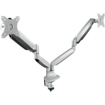 Soporte para 2 Monitores TooQ DB3132TNR-S/ hasta 9kg Soporte para 2 Monitores TooQ DB3132TNR-S/ hasta 9kg