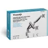 Soporte para 2 Monitores TooQ DB3132TNR-S/ hasta 9kg Soporte para 2 Monitores TooQ DB3132TNR-S/ hasta 9kg