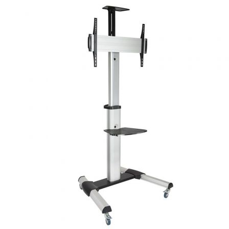 Soporte de Suelo Inclinable/ Ajustable con Ruedas TooQ FS1870M-B para TV de 37-70'/ hasta 50kg Soporte de Suelo Inclinable/ Ajustable con Ruedas TooQ FS1870M-B para TV de 37-70'/ hasta 50kg