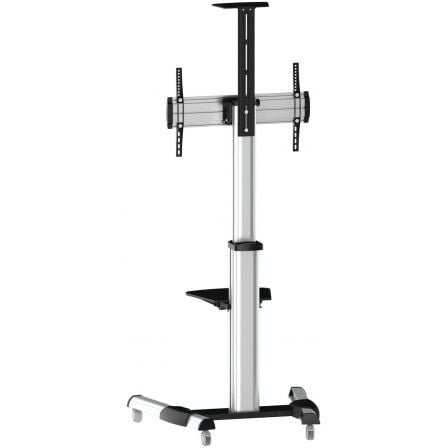Soporte de Suelo Inclinable/ Ajustable con Ruedas TooQ FS1870M-B para TV de 37-70'/ hasta 50kg Soporte de Suelo Inclinable/ Ajustable con Ruedas TooQ FS1870M-B para TV de 37-70'/ hasta 50kg