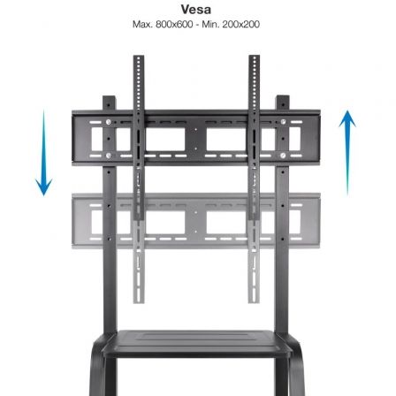 Soporte de Suelo Ajustable con Ruedas TooQ FS20101M-B para TV de 37-100'/ hasta 150kg Soporte de Suelo Ajustable con Ruedas TooQ FS20101M-B para TV de 37-100'/ hasta 150kg
