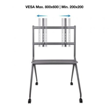Soporte de Suelo con Ruedas TooQ FS20205M-B para TV de 50-86'/ hasta 120kg Soporte de Suelo con Ruedas TooQ FS20205M-B para TV de 50-86'/ hasta 120kg