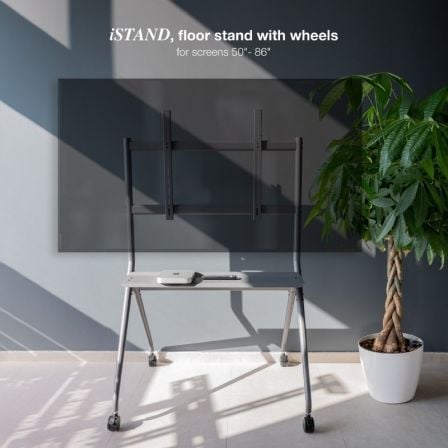 Soporte de Suelo con Ruedas TooQ FS20205M-B para TV de 50-86'/ hasta 120kg Soporte de Suelo con Ruedas TooQ FS20205M-B para TV de 50-86'/ hasta 120kg