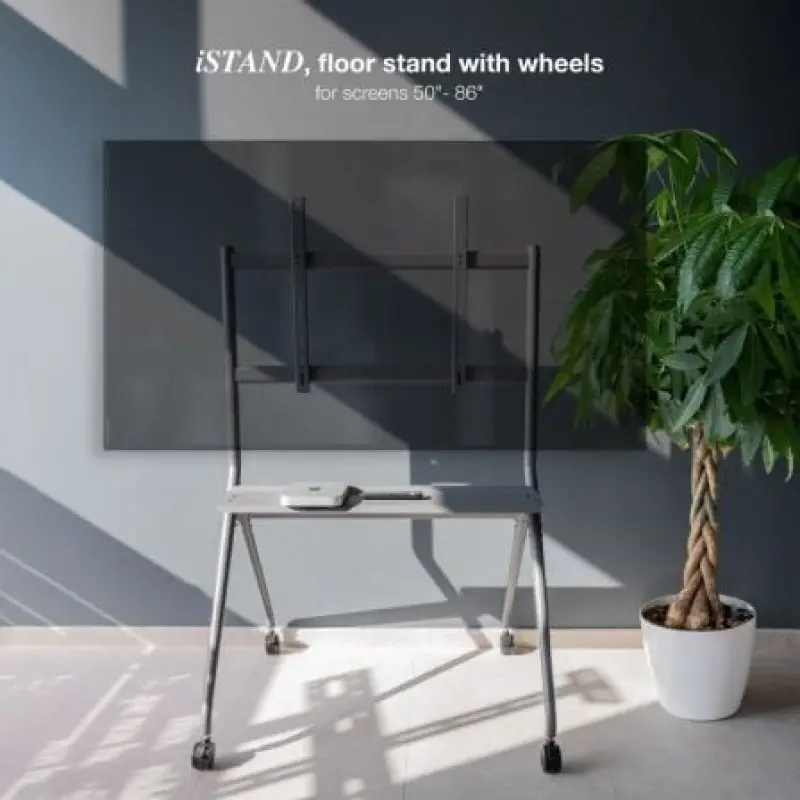 Soporte de Suelo con Ruedas TooQ FS20205M-B para TV de 50-86'/ hasta 120kg Soporte de Suelo con Ruedas TooQ FS20205M-B para TV de 50-86'/ hasta 120kg