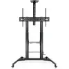 Soporte de Suelo Inclinable/ Ajustable con Ruedas Tooq FS20400HM-B para TV de 60-100'/ hasta 100kg