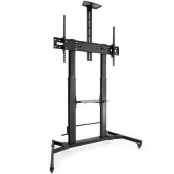 Soporte de Suelo Inclinable/ Ajustable con Ruedas Tooq FS20400HM-B para TV de 60-100'/ hasta 100kg Soporte de Suelo Inclinable/ Ajustable con Ruedas Tooq FS20400HM-B para TV de 60-100'/ hasta 100kg