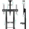 Soporte de Suelo Inclinable/ Ajustable con Ruedas Tooq FS20400HM-B para TV de 60-100'/ hasta 100kg