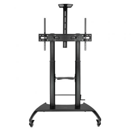 Soporte de Suelo con Ruedas Inclinable/ Nivelable TooQ FS20404HM-B para TV de 60-100'/ hasta 100kg Soporte de Suelo con Ruedas Inclinable/ Nivelable TooQ FS20404HM-B para TV de 60-100'/ hasta 100kg
