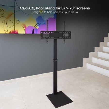 Soporte de Suelo TooQ FS2285M-B para TV de 37-70'/ hasta 40kg Soporte de Suelo TooQ FS2285M-B para TV de 37-70'/ hasta 40kg