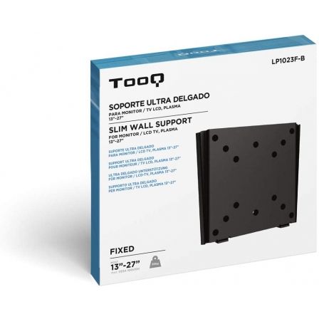 Soporte de Pared Fijo TooQ LP1023F-B para TV de 13-27'/ hasta 30kg Soporte de Pared Fijo TooQ LP1023F-B para TV de 13-27'/ hasta 30kg