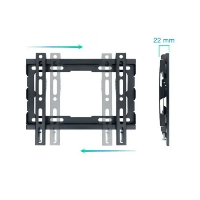 Soporte de Pared Fijo TooQ LP1043F-B para TV de 23-43'/ hasta 45kg Soporte de Pared Fijo TooQ LP1043F-B para TV de 23-43'/ hasta 45kg