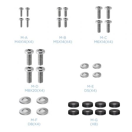 Soporte de Pared Fijo Inclinable TooQ LP1342T-B para TV de 23-42'/ hasta 35kg Soporte de Pared Fijo Inclinable TooQ LP1342T-B para TV de 23-42'/ hasta 35kg