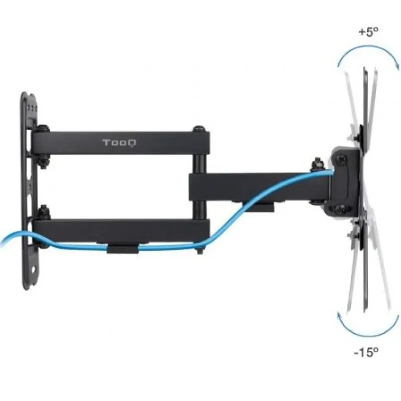 Soporte de Pared Extensible/ Giratorio/ Inclinable TooQ LP1345TN-B para TV de 13-43'/ hasta 20kg Soporte de Pared Extensible/ Giratorio/ Inclinable TooQ LP1345TN-B para TV de 13-43'/ hasta 20kg
