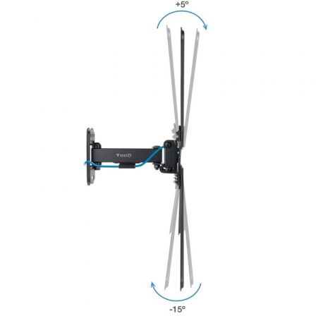 Soporte de Pared Extensible/ Giratorio/ Inclinable TooQ LP1355TN-B para TV de 13-55'/ hasta 25kg Soporte de Pared Extensible/ Giratorio/ Inclinable TooQ LP1355TN-B para TV de 13-55'/ hasta 25kg