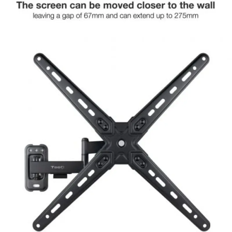 Soporte de Pared Extensible/ Giratorio/ Inclinable TooQ LP1356TN-B para TV de 13-55'/ hasta 25kg Soporte de Pared Extensible/ Giratorio/ Inclinable TooQ LP1356TN-B para TV de 13-55'/ hasta 25kg
