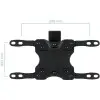 Soporte de Pared Orientable / Inclinable TooQ LP2142TNL-B para TV de 13-42'/ hasta 20kg Soporte de Pared Orientable / Inclinable TooQ LP2142TNL-B para TV de 13-42'/ hasta 20kg
