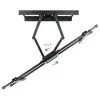 Soporte de Pared Giratorio/ Inclinable/ Nivelable TooQ LP3790TN-B para TV de 43-90'/ hasta 75kg