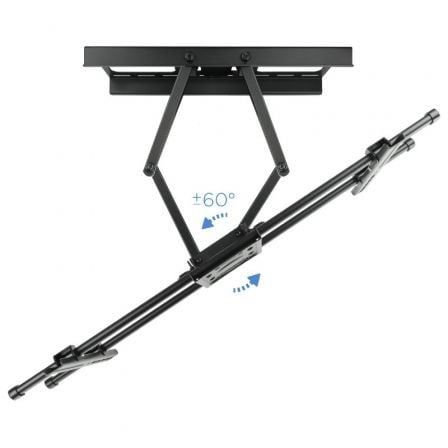 Soporte de Pared Giratorio/ Inclinable/ Nivelable TooQ LP3790TN-B para TV de 43-90'/ hasta 75kg Soporte de Pared Giratorio/ Inclinable/ Nivelable TooQ LP3790TN-B para TV de 43-90'/ hasta 75kg