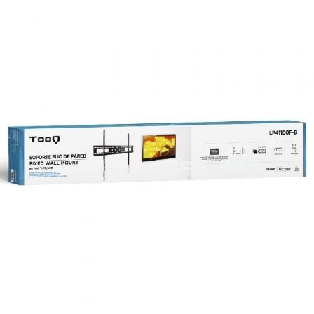 Soporte de Pared Fijo TooQ LP41100F-B para TV de 60-100'/ hasta 75kg Soporte de Pared Fijo TooQ LP41100F-B para TV de 60-100'/ hasta 75kg