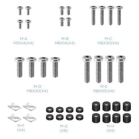 Soporte de Pared Fijo Inclinable TooQ LP42130T-B para TV de 60-100'/ hasta 130kg Soporte de Pared Fijo Inclinable TooQ LP42130T-B para TV de 60-100'/ hasta 130kg