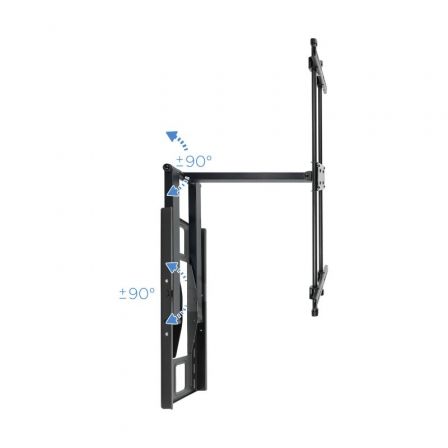 Soporte de Pared Orientable / Inclinable TooQ LP4380XL-B para TV de 43-80'/ hasta 50kg Soporte de Pared Orientable / Inclinable TooQ LP4380XL-B para TV de 43-80'/ hasta 50kg