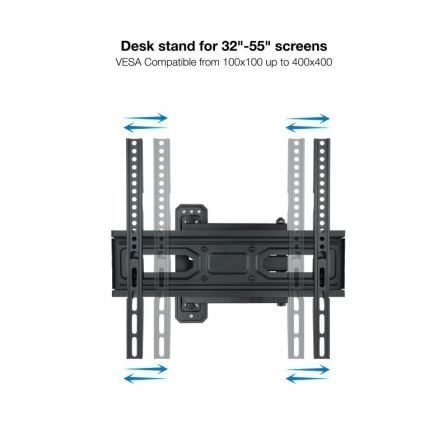 Soporte de Pared Giratorio/ Inclinable/ Nivelable TooQ LP7843TN-B para TV de 32-55'/ hasta 35kg Soporte de Pared Giratorio/ Inclinable/ Nivelable TooQ LP7843TN-B para TV de 32-55'/ hasta 35kg