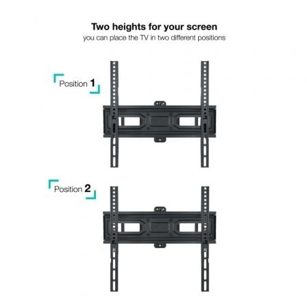 Soporte de Pared Giratorio/ Inclinable/ Nivelable TooQ LP7846TN-B para TV de 32-70'/ hasta 40kg Soporte de Pared Giratorio/ Inclinable/ Nivelable TooQ LP7846TN-B para TV de 32-70'/ hasta 40kg
