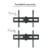 Soporte de Pared Giratorio/ Inclinable/ Nivelable TooQ LP7863TN-B para TV de 37-70'/ hasta 35kg Soporte de Pared Giratorio/ Inclinable/ Nivelable TooQ LP7863TN-B para TV de 37-70'/ hasta 35kg