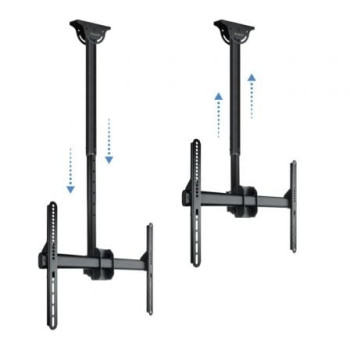 Soporte de Techo Giratorio/ Inclinable/ Nivelable TooQ LPCE1170TSLI-B para TV de 37-70'/ hasta 50kg Soporte de Techo Giratorio/ Inclinable/ Nivelable TooQ LPCE1170TSLI-B para TV de 37-70'/ hasta 50kg