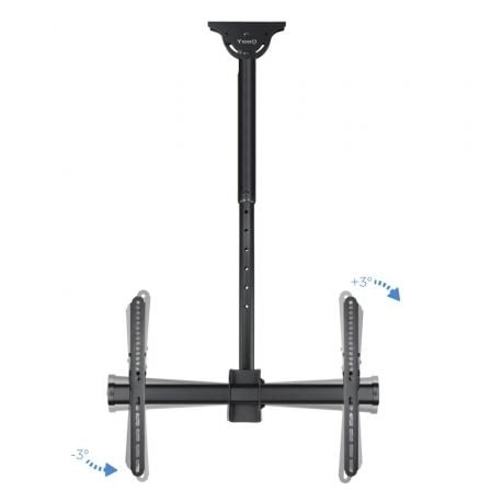 Soporte de Techo Giratorio/ Inclinable/ Nivelable TooQ LPCE1170TSLI-B para TV de 37-70'/ hasta 50kg Soporte de Techo Giratorio/ Inclinable/ Nivelable TooQ LPCE1170TSLI-B para TV de 37-70'/ hasta 50kg