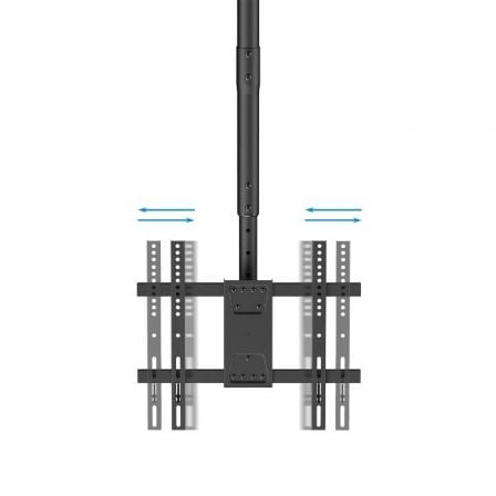 Soporte de Techo Giratorio/ Inclinable/ Nivelable TooQ LPCE1175TSLI-B para TV de 32-75'/ hasta 60kg Soporte de Techo Giratorio/ Inclinable/ Nivelable TooQ LPCE1175TSLI-B para TV de 32-75'/ hasta 60kg