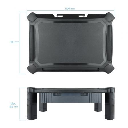 Soporte para Monitor TooQ MMPSSD01/ hasta 10kg Soporte para Monitor TooQ MMPSSD01/ hasta 10kg