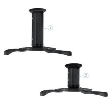 Soporte de Techo para Proyector TooQ PJ1010TN-B/ Inclinable-Giratorio/ hasta 10kg Soporte de Techo para Proyector TooQ PJ1010TN-B/ Inclinable-Giratorio/ hasta 10kg